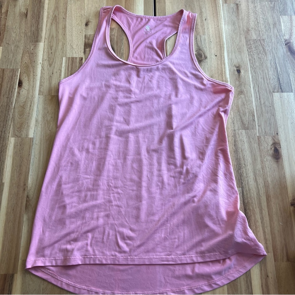 Champion Pink Racerback Tank Top Size L